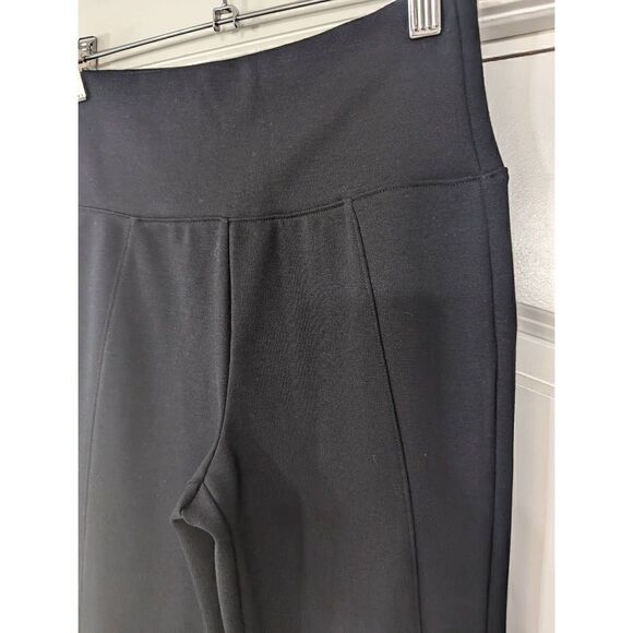 Assets by Spanx Ponte Knit Pants women's size Small black pull on - Picture 2 of 4